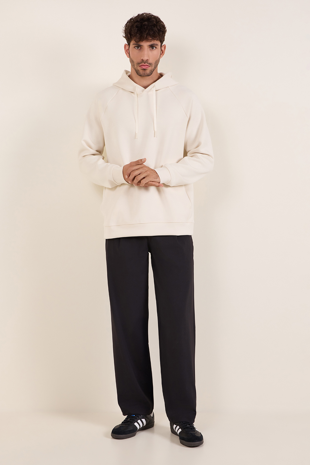 Smooth Spacer Pullover Hoodie